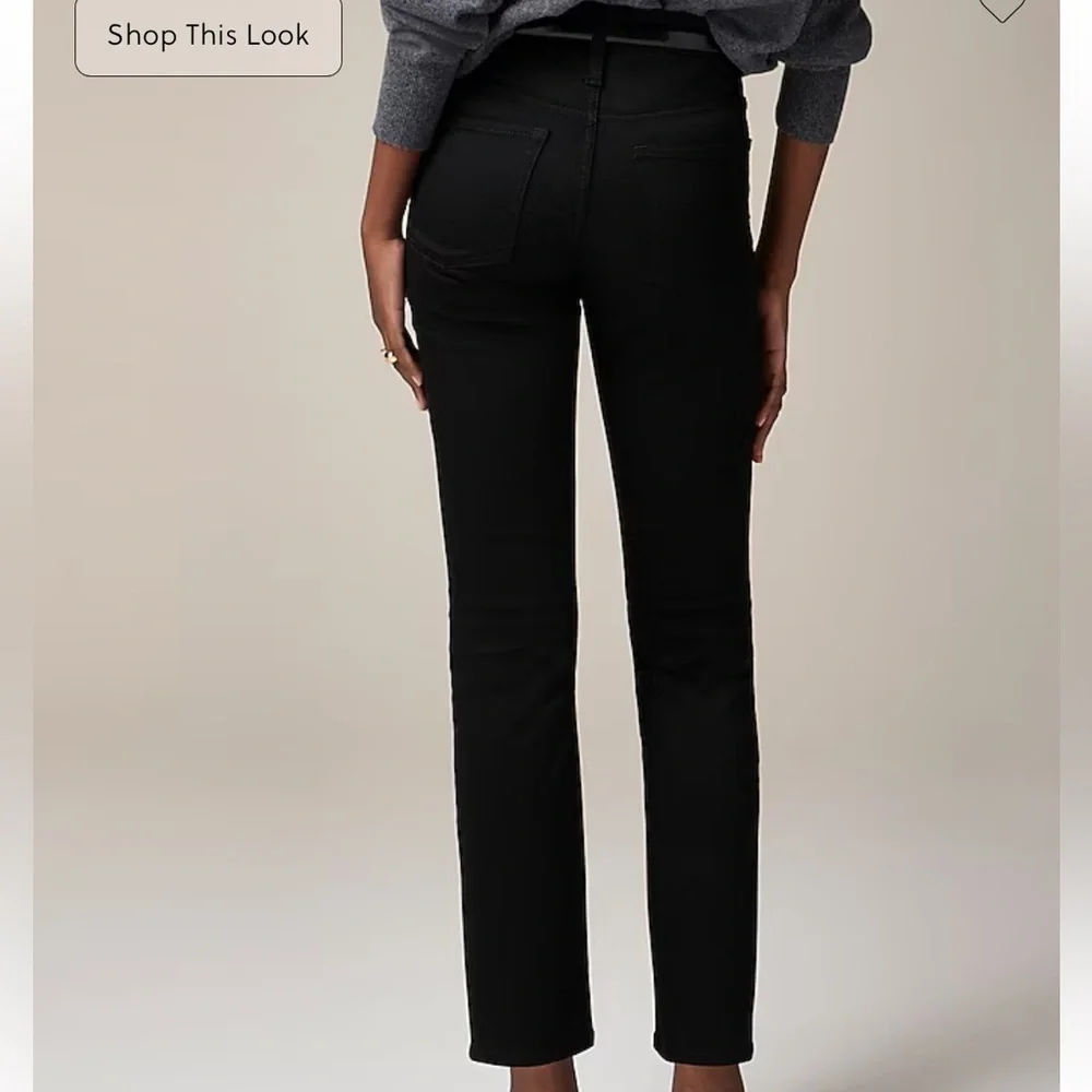 J crew true black slim jeans